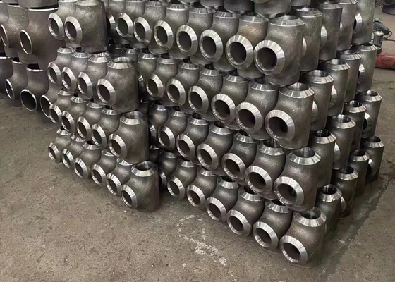Het T-stuk Astm A234 Sch 80 Xs Xxh Sch160 van het lassendin2605 Koolstofstaal