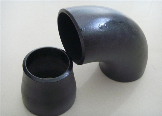 Het Koolstofstaalelleboog van JIS het StandaardZwarte Schilderen Q235 galvaniseerde 1/2 „- 48“