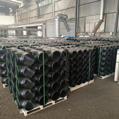 R1 R1.5 90 graden stalen buis elleboog A234 Wpb zwart schilderen stomplas